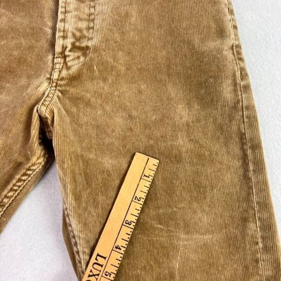 Quicksilver Jeans Pants Mens 28 Brown Straight Tapered Fit Corduroy - Picture 7 of 16
